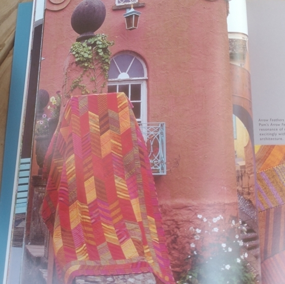 Large Fassett's Quilt Romance Quilting - Picture 3 of 7